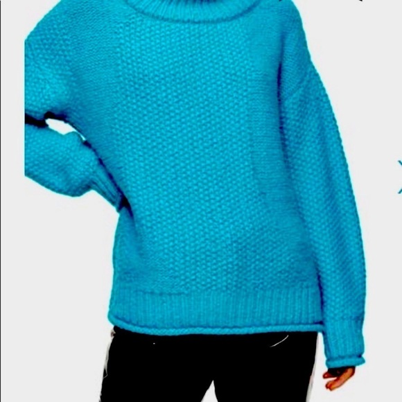 Mixed stitch chunky roll neck sweater - Picture 3 of 10